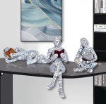 Reading Women Figurines - Modern Abstract Resin Decor