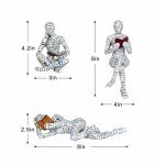 Reading Women Figurines - Modern Abstract Resin Decor