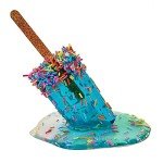 Melting Popsicle Resin Sculpture for Summer Decor
