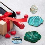 8-Piece Silicone Resin Coaster Molds Set