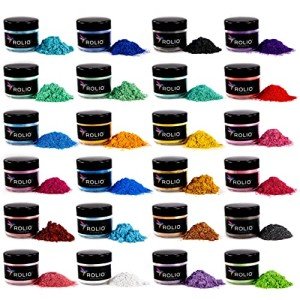 Rolio Mica Powder Pearlescent Color Pigment Set