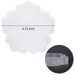 Floral Silicone Coaster Molds - 4 Pack