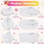 15 Silicone Coaster Resin Molds for DIY Art