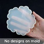 Floral Silicone Coaster Molds - 4 Pack