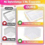 15 Silicone Coaster Resin Molds for DIY Art