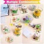 15 Silicone Coaster Resin Molds for DIY Art