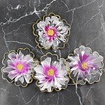 Floral Silicone Coaster Molds - 4 Pack