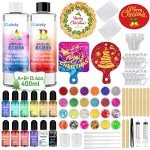 82-Piece Resin Coaster and Tray Mold Kit