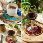 18 Pcs Silicone Coaster Resin Molds Set