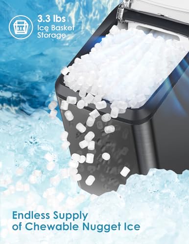 Portable Nugget Ice Maker for Home & Party