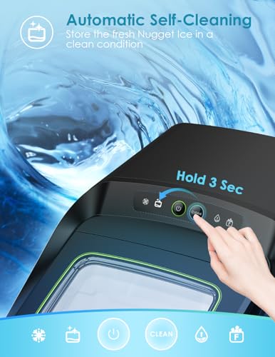 Portable Nugget Ice Maker for Home & Party