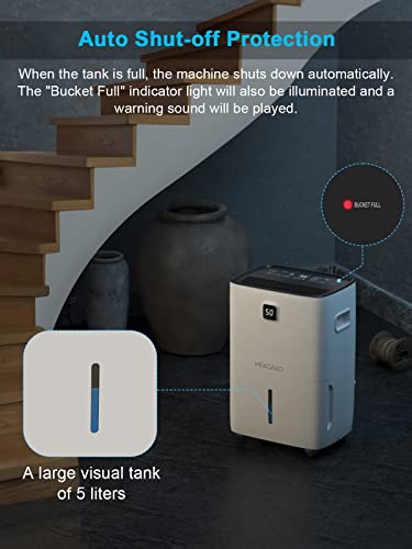 VEAGASO Energy Star 70 Pint Dehumidifier