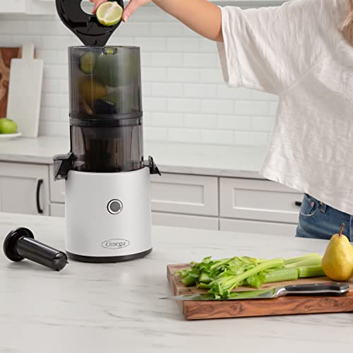 Omega Cold Press Juicer with Large Hopper White
