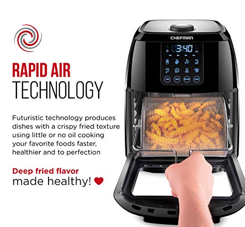 6.3-Qt Digital Air Fryer with Rotisserie & Dehydrator
