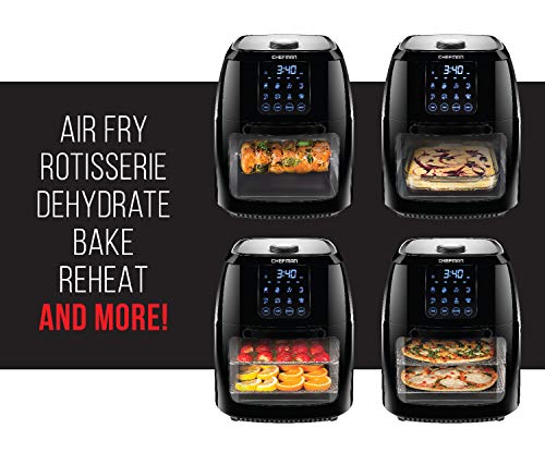 6.3-Qt Digital Air Fryer with Rotisserie & Dehydrator
