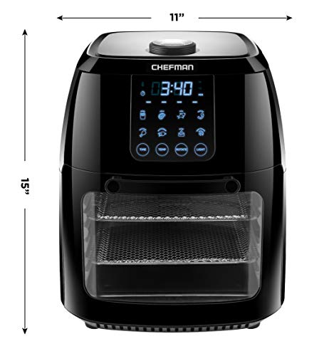 6.3-Qt Digital Air Fryer with Rotisserie & Dehydrator