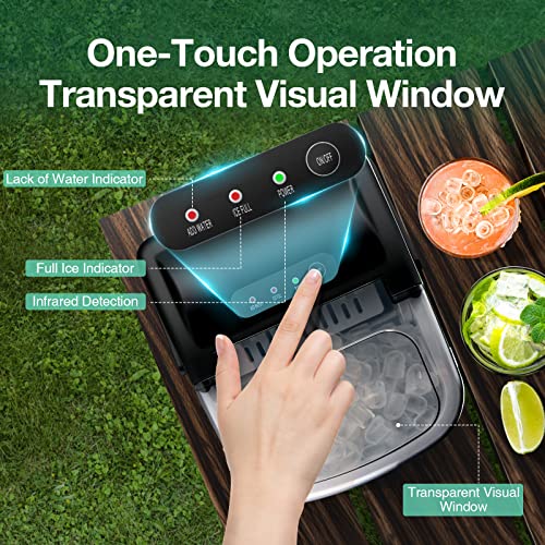 6-Min Portable Countertop Ice Maker