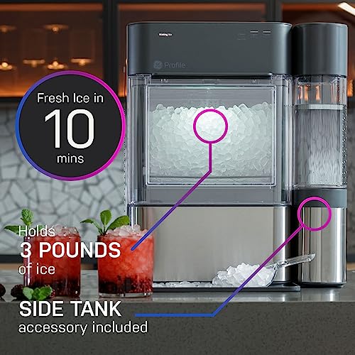 WiFi Enabled Nugget Ice Maker | Stainless Steel