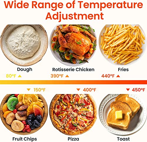 12-in-1 Air Fryer Toaster Oven Combo