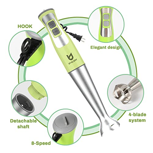 UTALENT 5-in-1 Hand Blender with Accessories