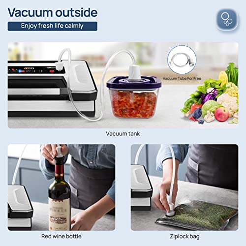 Food Vacuum Sealer with LED Indicator