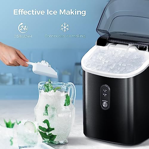 Portable Nugget Ice Maker - 33lbs/day
