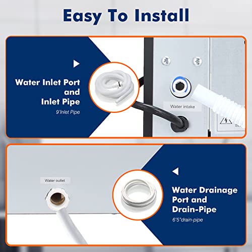 Industrial Stainless Steel Ice Maker - 352lbs