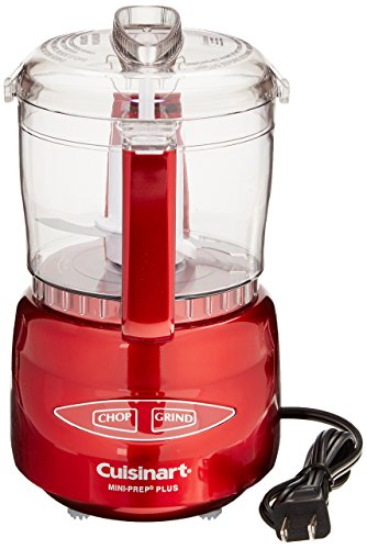 Metallic Red 3 Cup Food Processor by CUISINART