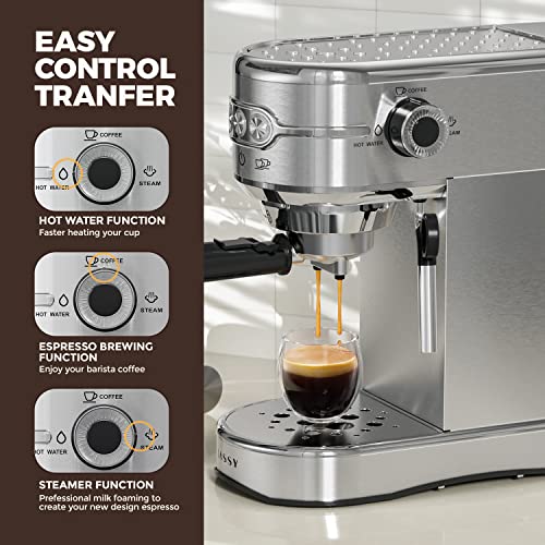 20 Bar Espresso Machine with Milk Frother