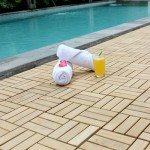 Teak Wood Interlocking Flooring Tiles - Pack of 10