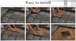 Teak Wood Interlocking Flooring Tiles - Pack of 10