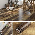 Reclaimed Wood Vinyl Flooring Peel and Stick Roll