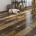 Reclaimed Wood Vinyl Flooring Peel and Stick Roll