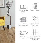 Napa Valley Hickory Engineered Hardwood Flooring Sample