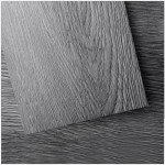 Deep Gray Peel and Stick Vinyl Floor Tiles - 36 Pack