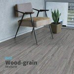 Deep Gray Peel and Stick Vinyl Floor Tiles - 36 Pack
