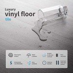 Deep Gray Peel and Stick Vinyl Floor Tiles - 36 Pack