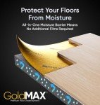 GoldMax Premium Floor Underlayment Roll - 200 sqft