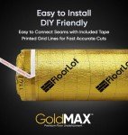 GoldMax Premium Floor Underlayment Roll - 200 sqft