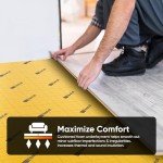 GoldMax Premium Floor Underlayment Roll - 200 sqft