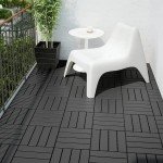 Interlocking Waterproof Deck Tiles - 36 Pack 12"x12
