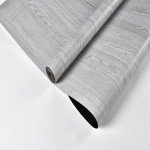 Aozey Peel and Stick Vinyl Flooring Roll - White Oak