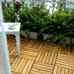 YamazIng 12”x12” Acacia Hardwood Interlocking Tiles