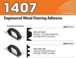 ROBERTS 1407-1 Engineered Wood Flooring Adhesive