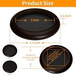 Non-Slip Furniture Coasters for Hardwood Floors - 4 PCS