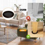 Non-Slip Furniture Coasters for Hardwood Floors - 4 PCS
