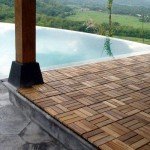 YAMAZING 12”x12” Acacia Wood Interlocking Tiles