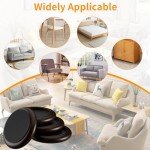 Non-Slip Furniture Coasters for Hardwood Floors - 4 PCS