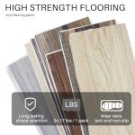 Vintage Peel and Stick Vinyl Floor Tiles - 36 PCS