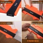 12-Inch Contour Gauge Profile Tool for Woodworking